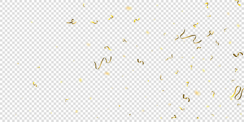 Fototapeta premium tinsel holiday gold foil serpentine ribbon star