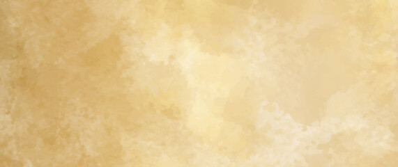 Obraz premium Gold vector watercolor art background. Old paper. Beige watercolour texture for for cover design, cards, flyers, poster, banner or design interior. Brushstrokes and splashes. Painted luxury template. 