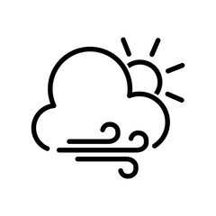 Windy icon vector design template