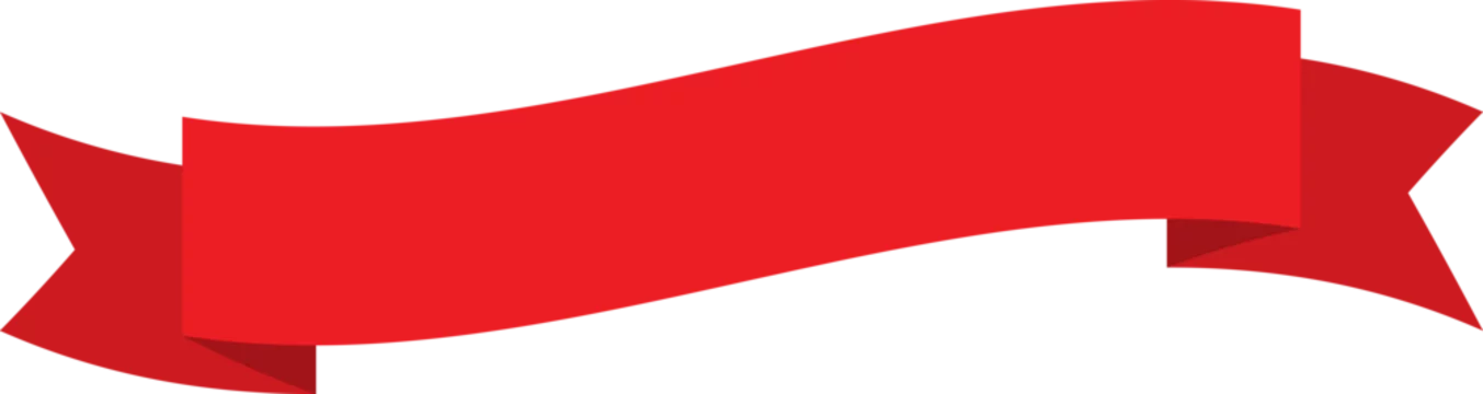 red ribbon banner 22583344 PNG