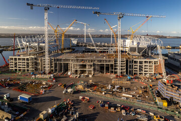 Everton Football Club new stadium construction Jan 2023 © christopherwhite