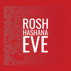Fototapeta na wymiar Rosh Hashana Eve. Design suitable for greeting card poster and banner