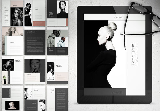 Minimal Lines Style Ebook