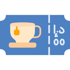 Tea Ticket Icon