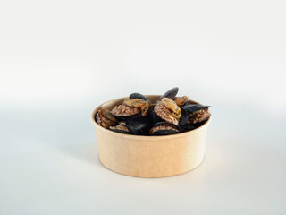 Mussels stuffed with rice and spices