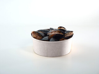 Mussels stuffed with rice and spice