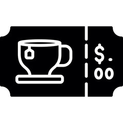 Tea Ticket Icon