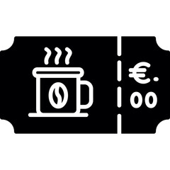 Coffee Ticket Icon