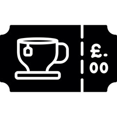 Tea Ticket Icon