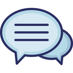 Chat balloon, chat bubble  Vector Icon which can easily modify or edit

