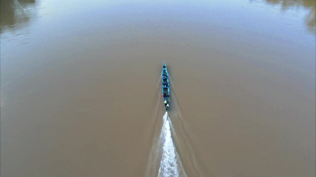 boat on the river