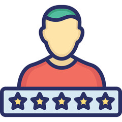 Account, client Vector Icon which can easily modify or edit

