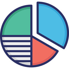 Analytics, diagram chart Vector Icon which can easily modify or edit
