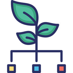 Deployment of resource, formating Vector Icon which can easily modify or edit

