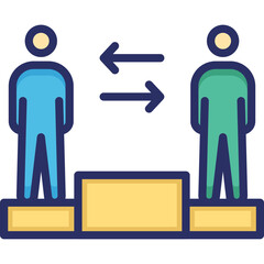  Comparison, competition Vector Icon

