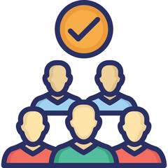 Hiring, human resource Vector Icon

