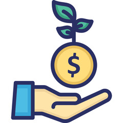 Acquisition, advantages Vector Icon

