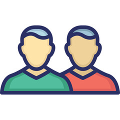 Businessmen, colleagues Vector Icon
