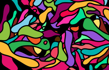 Colorful Abstract modern background design concept