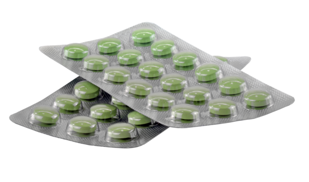 Green medicine pills
