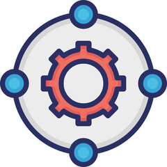 Cog, cogwheel Vector Icon

