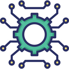 Bi, business intelligence Vector Icon


