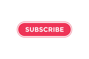 Subscribe button web banner templates. Vector Illustration

