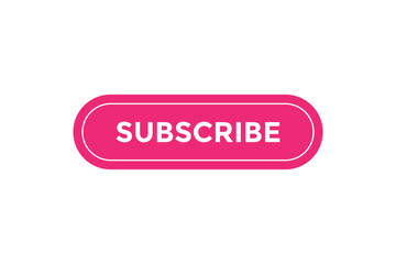 Subscribe button web banner templates. Vector Illustration
