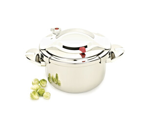 Pressure pot and brussels sprouts
