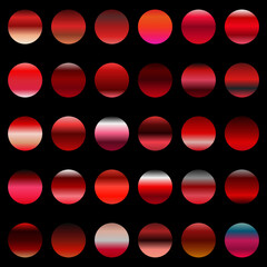 Collection of red gradient combinations