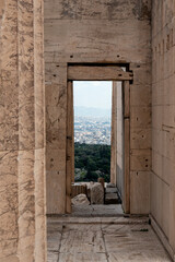 ancient building in Athens Greece