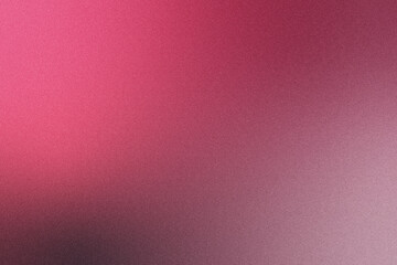 Dark magenta gradient. Digital noise, grain texture. Abstract y2k background. Retro 80s, 90s style. Wall, wallpaper. Minimal, minimalist. Burgundy background. Red, pink, carmine, ruby, black colors. - obrazy, fototapety, plakaty