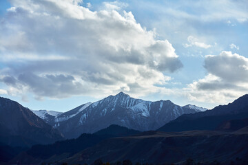 Obraz premium mountains and clouds