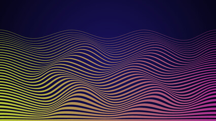 abstract background vector wave gradient background mountain cover title illustration