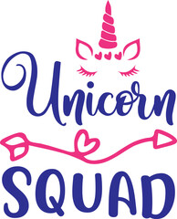 Unicorn Squad svg