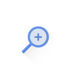 vector magnifying glass zoom icon