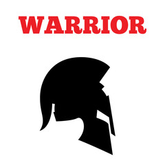 helmet of the spartan warrior symbol, emblem. Spartan helmet logo, vector illustration of spartan shield and helmet, spartan greek gladiator helmets armor. vector icon