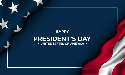 President's Day Background Design.