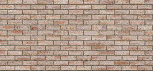 Rusticated Red Brick Stretcher texture wall background