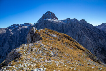 Hiking tour Križ - Stenar - Bovški gamsovec, Julian alps, Slovenia	