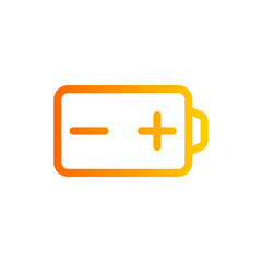 Obraz premium negative gradient icon