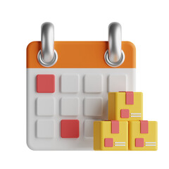 3d delivery time icon