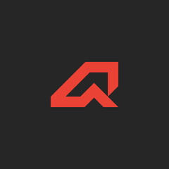 Abstract letter AR logo inspiration