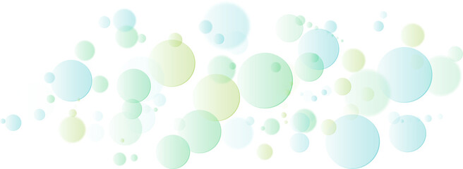 Confetti bokeh gradient glass green blue
