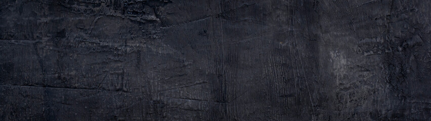 Fototapeta premium Beautiful grunge blue gray background. Wide angle rugged abstract decorative dark background image. Stylized rough textured wallpaper with copy space for design. Old concrete surface.