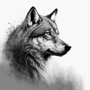 Dark Wolf Sketch