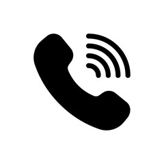 phone call glyph icon