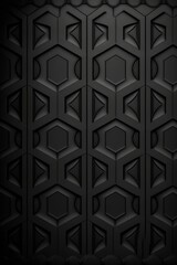 Matte black patterns, abstract background ,made with Generative AI