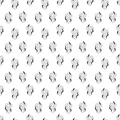 Tattoo snake pattern in the style of the 90s, 2000s. Black and white seamless pattern illustration.