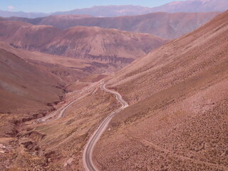 winding road in the desert